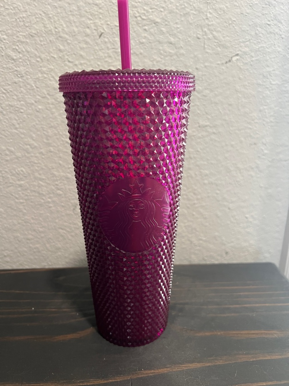 🩷 Berry Purple Starbucks Studded Tumbler - Magenta 24 oz Venti